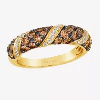 Le Vian® Ring featuring 1 CT. Chocolate Diamonds® 1/8 Nude Diamonds™ set 14K Honey Gold™