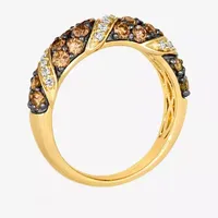 Le Vian® Ring featuring 1 CT. Chocolate Diamonds® 1/8 Nude Diamonds™ set 14K Honey Gold™