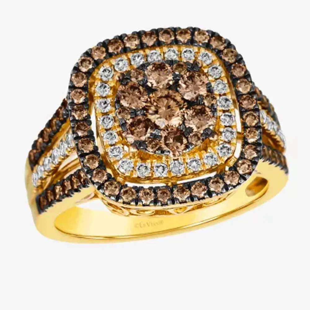 Le Vian® Ring featuring 1 1/6 CT. Chocolate Diamonds® 1/3 Nude Diamonds™ set 14K Honey Gold™