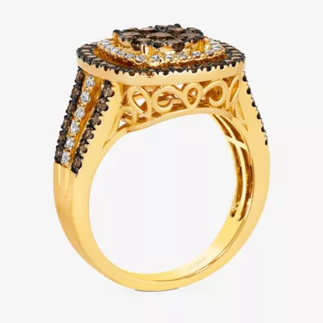 Le Vian® Ring featuring 1 1/ CT. Chocolate Diamonds® 1/ Nude Diamonds™ set 14K Honey Gold