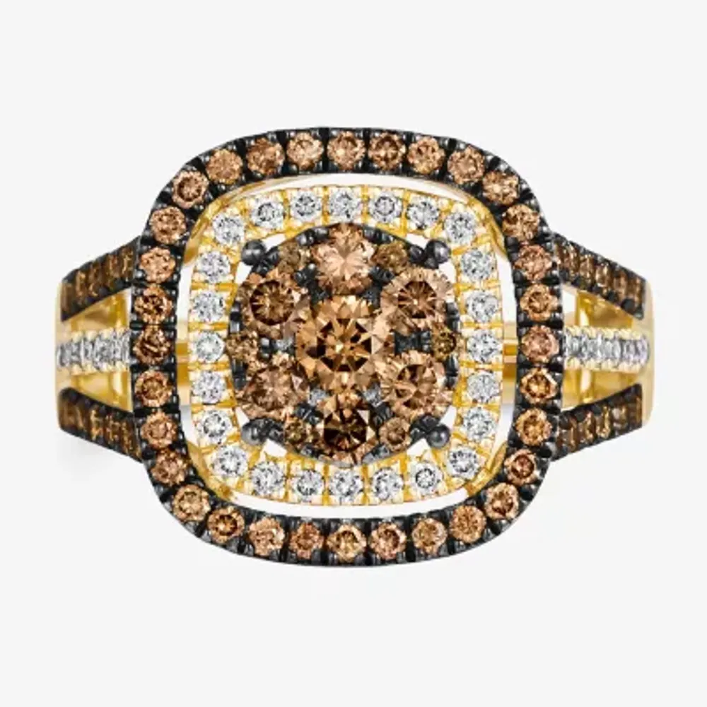 Le Vian® Ring featuring 1 1/ cts. Chocolate Diamonds® 1/ Nude Diamonds™ set 14K Honey Gold