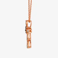 Le Vian® Pendant featuring 1/3 cts. Nude Diamonds™  1/20 cts. Chocolate Diamonds®  set in 14K Strawberry Gold®