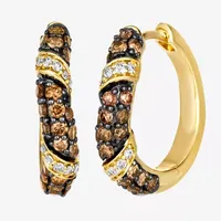 Le Vian® Earrings featuring 7/8 CT. Chocolate Diamonds® 1/6 CT. Nude Diamonds™ set in 14K Honey Gold™