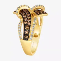 Le Vian® Ring featuring 7/8 CT. Chocolate Diamonds® 1/3 Nude Diamonds™ set 14K Honey or Strawberry Gold™