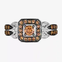 Le Vian® Ring featuring 5/8 CT. Chocolate Diamonds® 1/8 Nude Diamonds™ set 14K Vanilla Honey or Strawberry Gold™