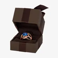 Le Vian® Ring featuring 1 3/4 CT. Blueberry Tanzanite® 1/3 Chocolate Diamonds® 1/5 Nude Diamonds™ set 14K Strawberry Gold®