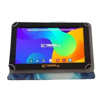 10.1" Quad Core 2GB RAM 32GB Storage Android 12 Tablet with Ocean Marble Leather Case"