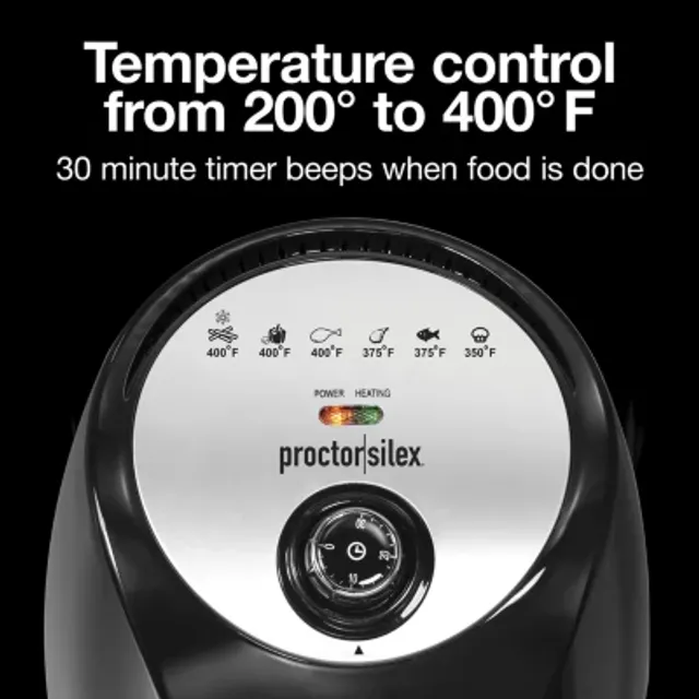 Proctor Silex - 3.7 Quart Air Fryer - Black