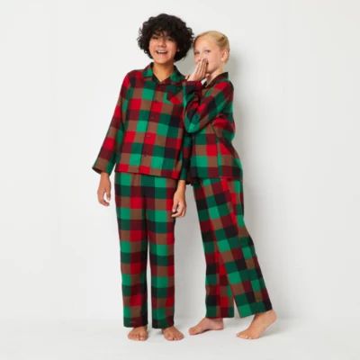 North Pole Trading Co. Little & Big Unisex Kids 2-pc. Christmas Pajama Set