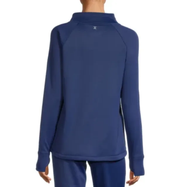 Xersion Therma Fleece Womens Funnel Neck Long Sleeve Sweatshirt