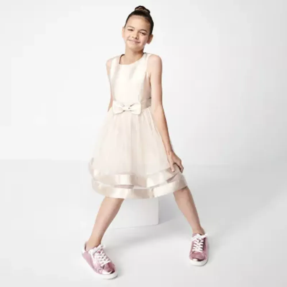 Speechless Little & Big Girls Sleeveless Fit + Flare Dress