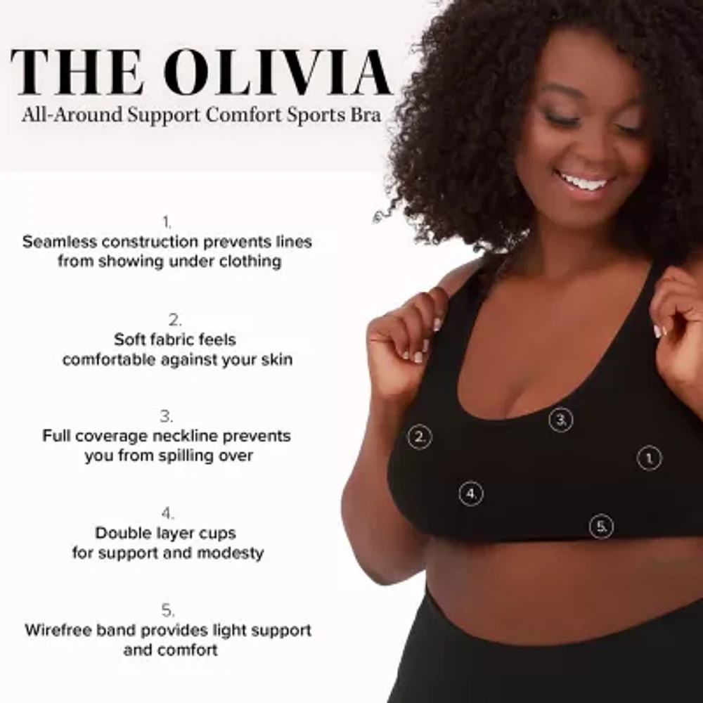 Leading Lady® The Olivia - All-Around Support Comfort Sports Bra 5504