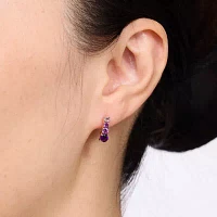 Genuine Semi Precious Stone Sterling Silver Drop Earrings