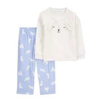 Carter's Velboa Toddler Girls 2-pc. Pant Pajama Set