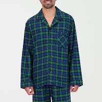 Hanes Big and Tall Mans Mens Flannel Pajama Set