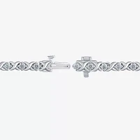 (H / I1) 2 CT. T.W. Lab Grown White Diamond Sterling Silver 7.25 Inch Tennis Bracelet