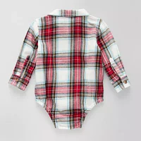 Okie Dokie Baby Boys Long Sleeve Bodysuit