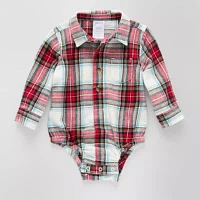 Okie Dokie Baby Boys Long Sleeve Bodysuit