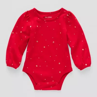 Okie Dokie Baby Girls Long Sleeve Bodysuit