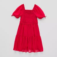 Thereabouts Little & Big Girls Short Sleeve A-Line Dress