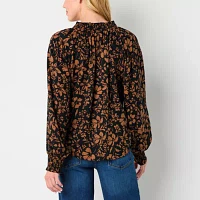 a.n.a Womens V Neck Long Sleeve Blouse