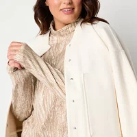 Stylus Womens Long Sleeve Mock Neck Top Plus