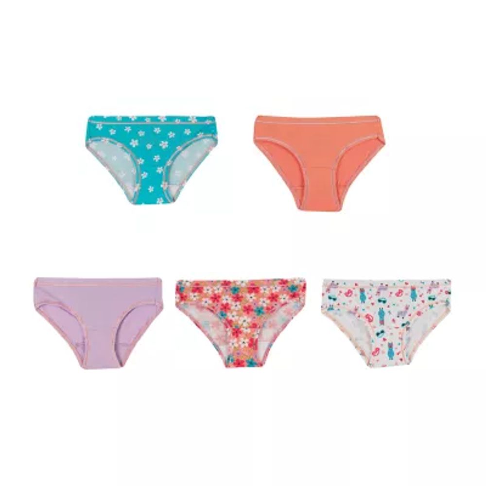 Hanes Ultimate Little & Big Girls 14-Pack Hipster Panty, Color: Multi -  JCPenney