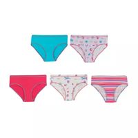 Hanes Ultimate Stretch Cotton Little & Big Girls 5 Pack Briefs