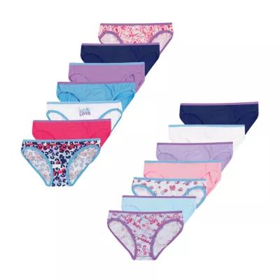 Hanes Ultimate Little & Big Girls -Pack Bikini Panty