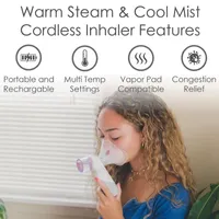 Crane Cordless Rechargeable Warm and Cool Mist Inhaler