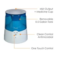 Crane 0.5 Gallon Warm Mist Humidifier