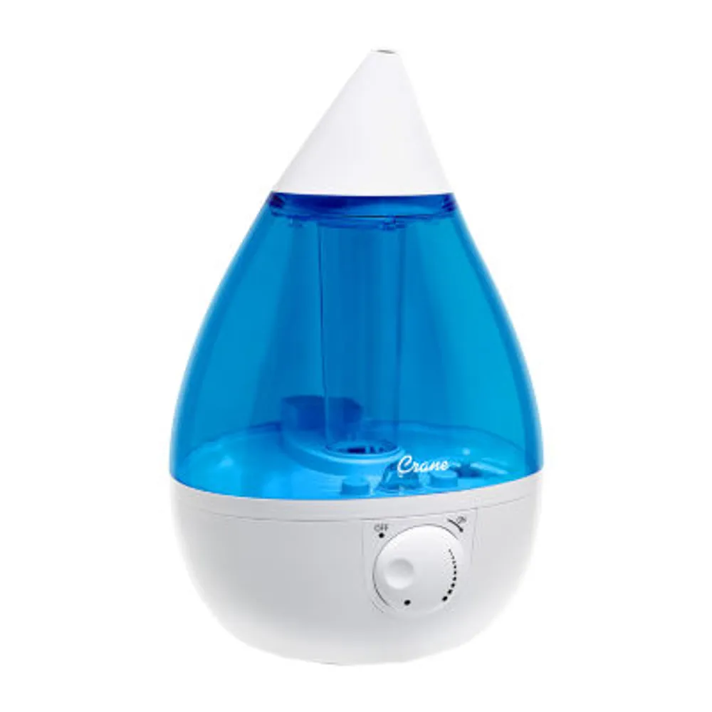 Crane Drop 1 Gallon Ultrasonic Cool Mist Humidifier