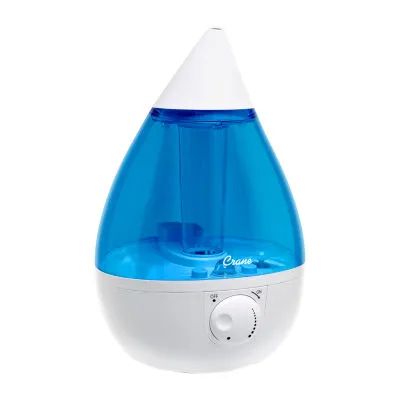 Crane Drop 1 Gallon Ultrasonic Cool Mist Humidifier