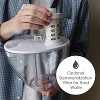 Crane Drop 1 Gallon Ultrasonic Cool Mist Humidifier - Clear/White