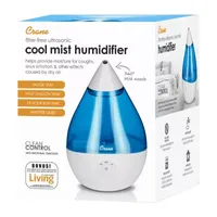 Crane Droplet 0.5 Gallon Ultrasonic Cool Mist Humidifier - Blue/White
