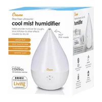 Crane Droplet 0.5 Gallon Ultrasonic Cool Mist Humidifier