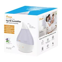 Crane 4-In-1 Top Fill 1 Gallon Cool Mist Humidifier with Sound Machine