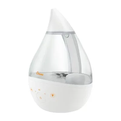 Crane 4-In-1 Top Fill 1 Gallon Cool Mist Humidifier with Sound Machine - Clear/White