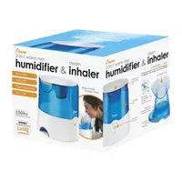 Crane 0.5 Gallon 2-In-1 Warm Mist Humidifier & Personal Steam Inhaler