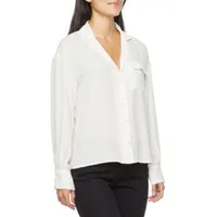 Worthington Womens Long Sleeve Regular Fit Button-Down Shirt