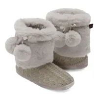 Cuddl Duds Womens Bootie Slippers