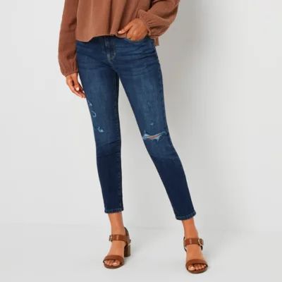 a.n.a Ankle Womens High Rise Skinny Fit Jean