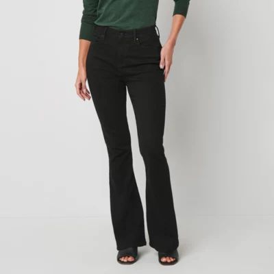 a.n.a Womens High Rise Flare Jean