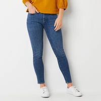 a.n.a Womens Mid Rise Skinny Fit Jean