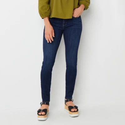 a.n.a Womens Mid Rise Skinny Fit Jean