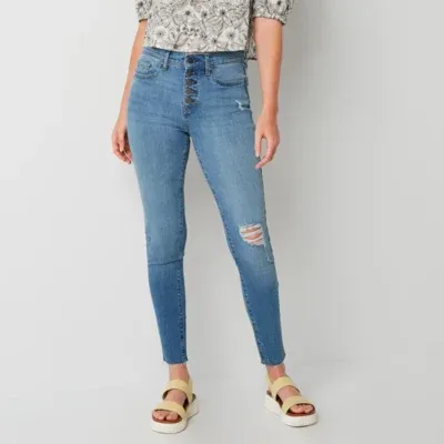 a.n.a Womens High Rise Skinny Fit Jean