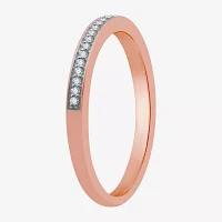 I Said Yes (H-I / I1) Womens 1/4 CT. T.W. Lab Grown White Diamond 14K Rose Gold Over Silver Sterling Round Bridal Set