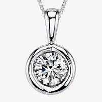 Sirena™ 1/12 CT. Natural Diamond 14K White Gold Pendant Necklace