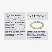 (H-I / I1) 2MM 1/2 CT. T.W. Lab Grown White Diamond 10K Gold Wedding Band