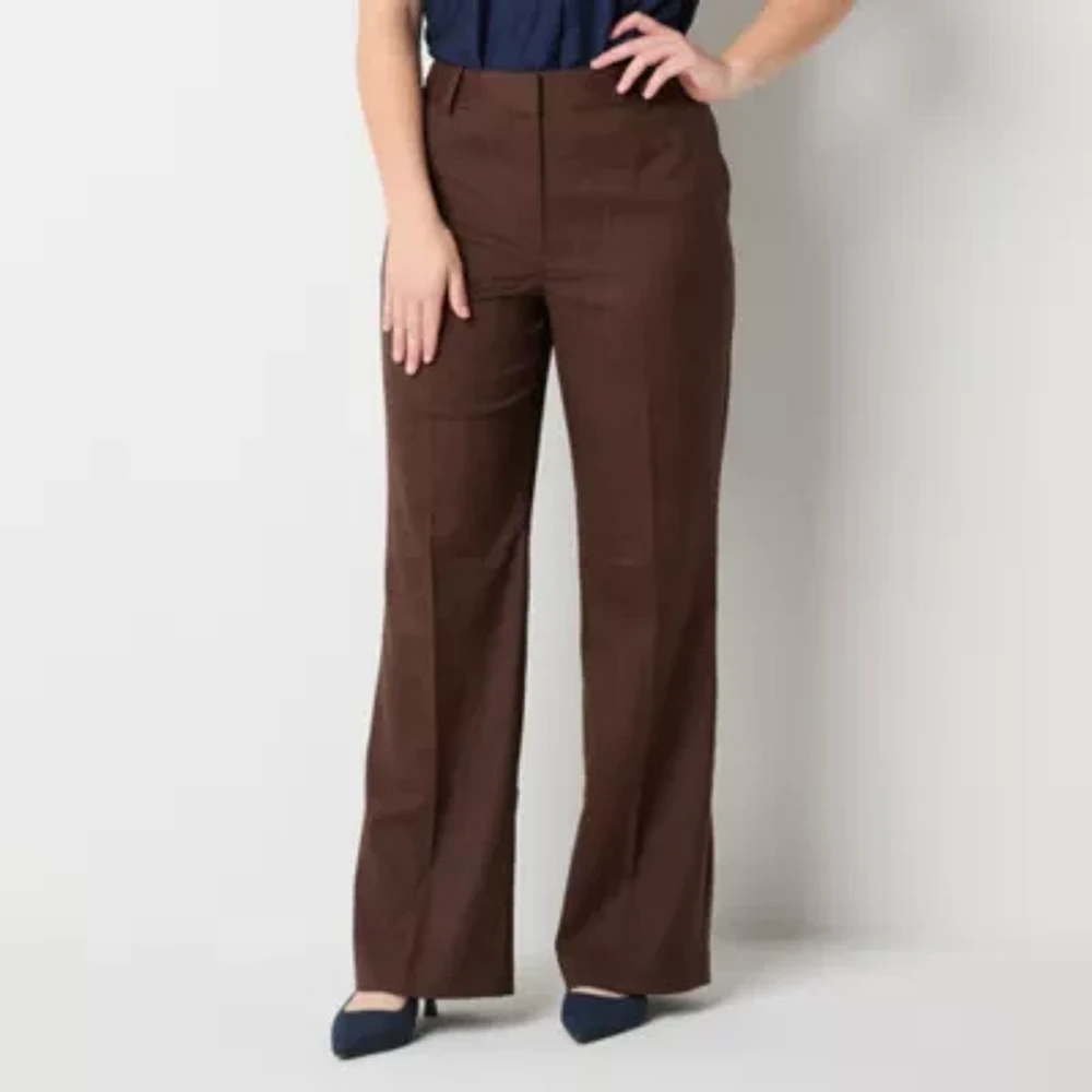 Worthington-Tall Regular Fit Straight Trouser